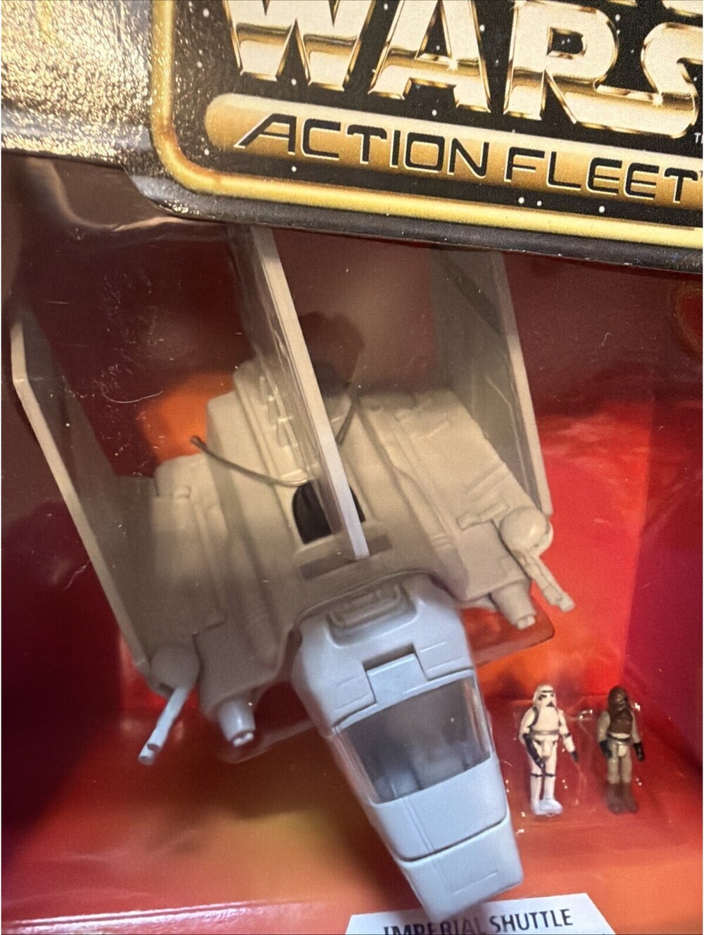 Star Wars Action Fleet Series Alpha Imperial Shuttle w/ Concept Model MISB 1997
